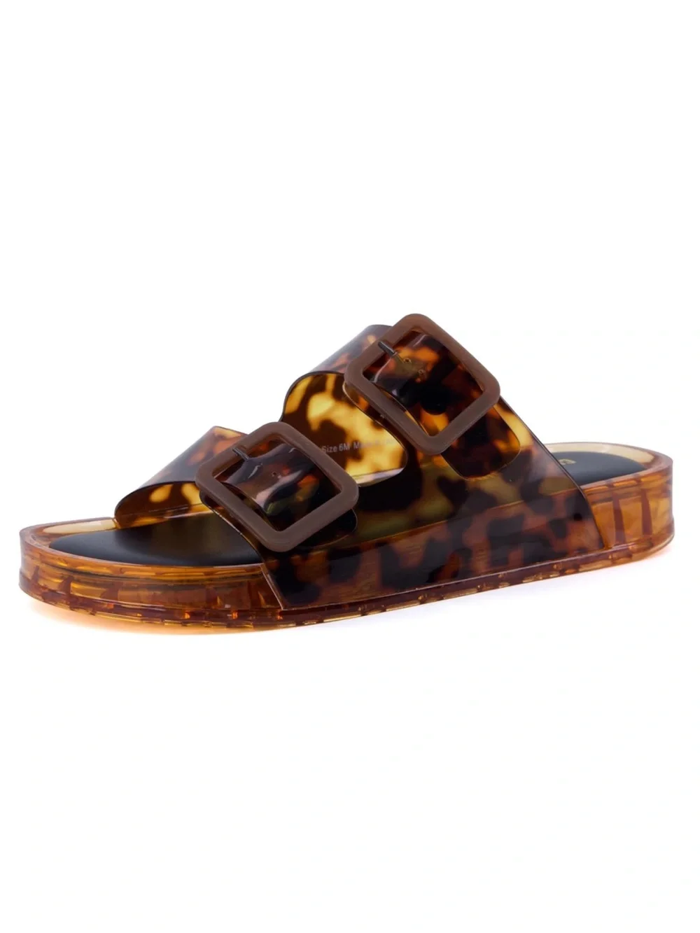 New Tortoiseshell Buckle Sandals